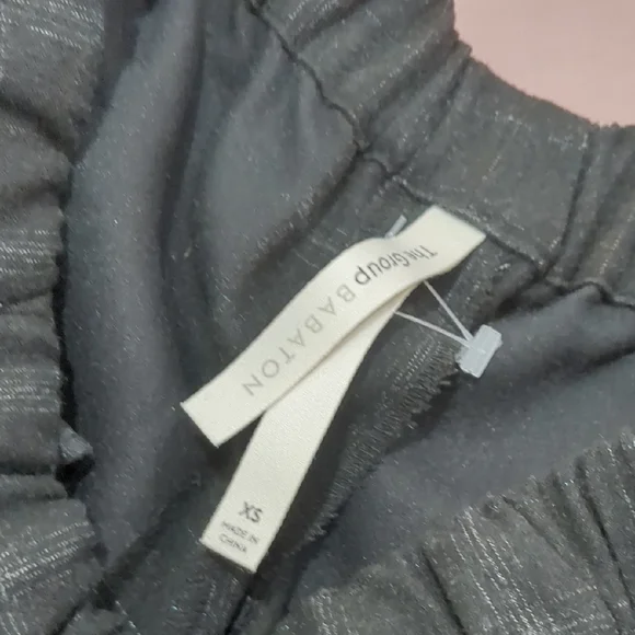 The Group Babaton Jimmy Size XS Wide Leg Tie Waist Plaid Pants Like New. - Picture 3 of 3